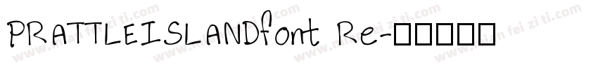 PRATTLEISLANDfont Re字体转换